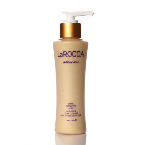 Exfoliating Cream Cleanser with 24K Gold