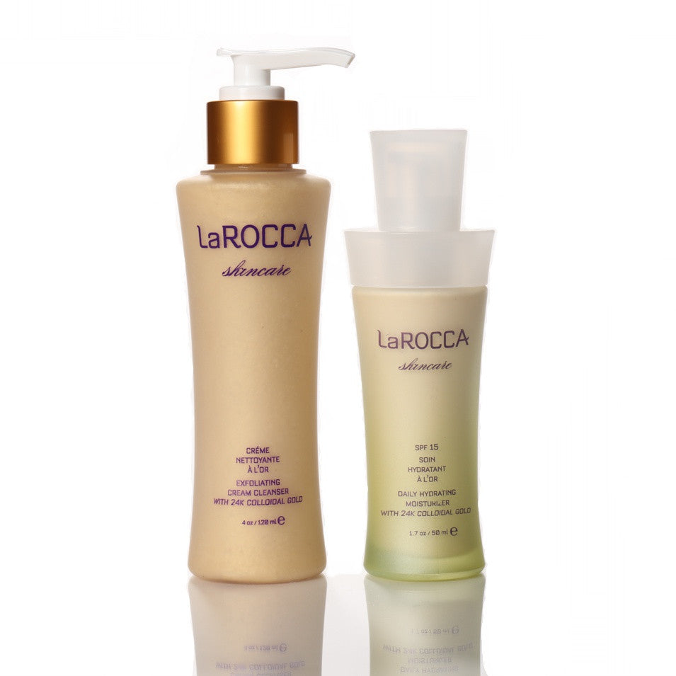 Exfoliating Cream Cleanser & Daily Hydrating Moisturizer | LaROCCA ...